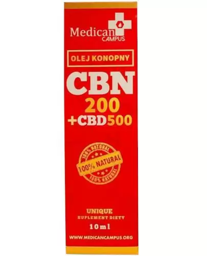 Medican Campus olej konopny CBN 200 + CBD 500 Unique 10 ml zdjęcie