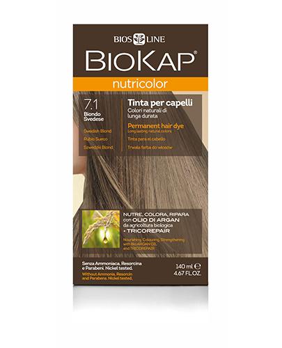 BioKap Nutricolor Farba do włosów 7.1 Szwedzki Blond - 140 ml - cena, opinie, właściwości zdjęcie