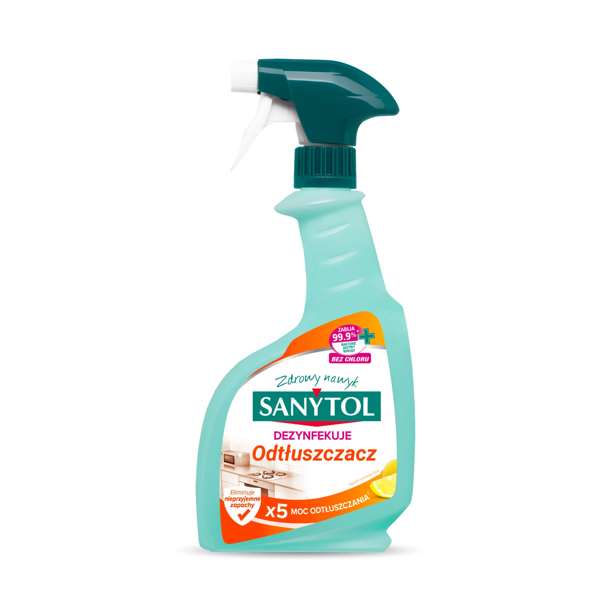 Sanytol Spray do kuchni o zapachu cytrusów, czyści, odtłuszcza i dezynfekuje, 500 ml zdjęcie