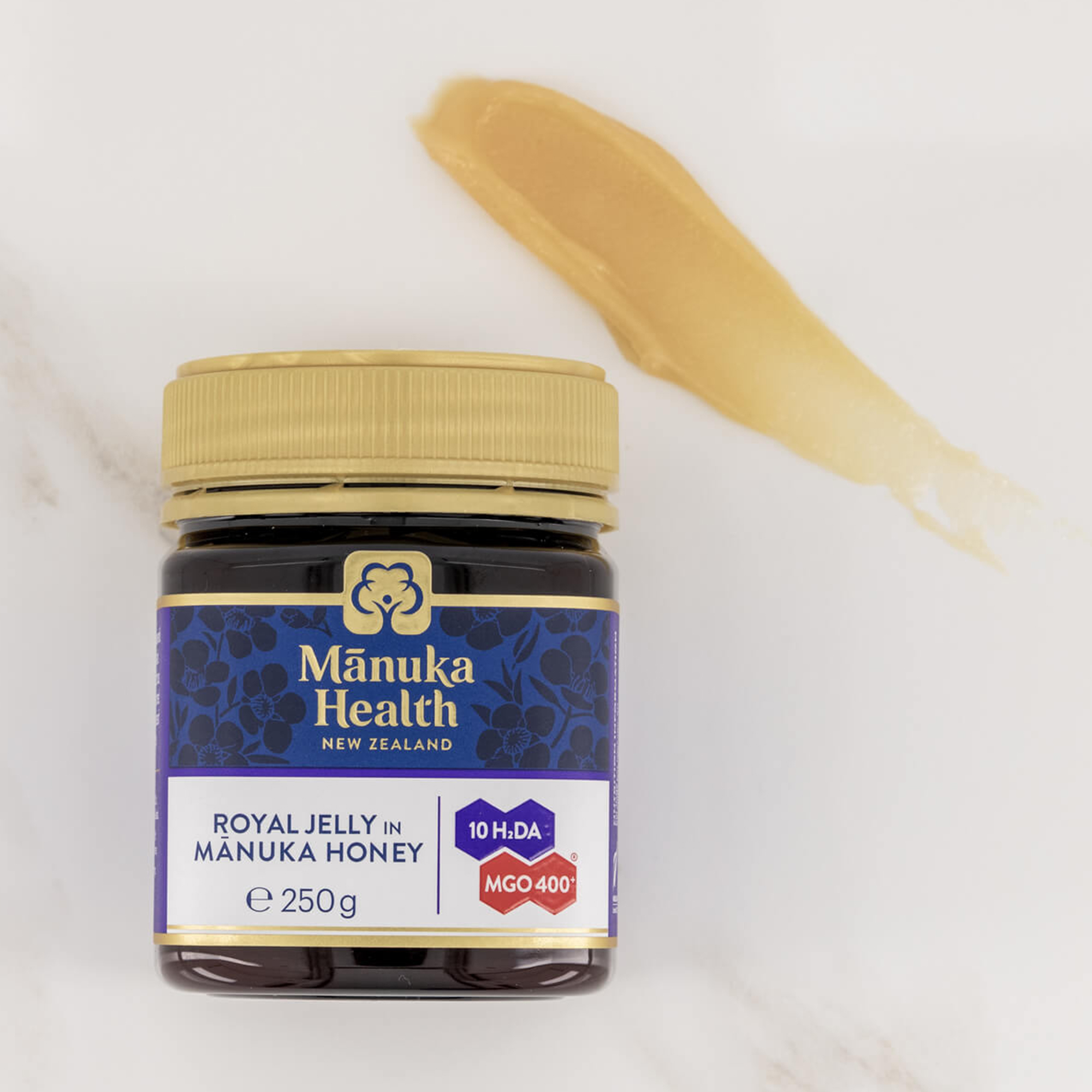 Manuka Health Miód Nektarowy Manuka MGO 400+ z Mleczkiem Pszczelim, 250 g
