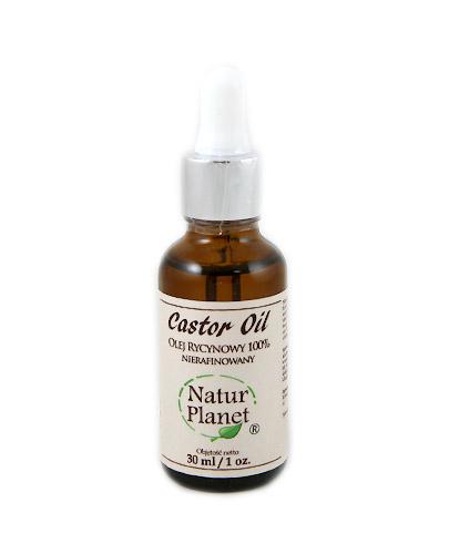 NATUR PLANET Olej rycynowy - 30 ml - piękny wygląd skóry, brwi i rzęs - cena, stosowanie, opinie  zdjęcie