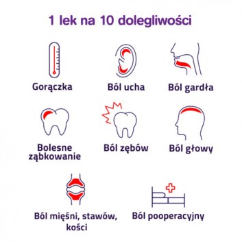 IBUPROM DLA DZIECI FORTE 200 mg/5 ml Zawiesina o smaku truskawkowym, 100 ml