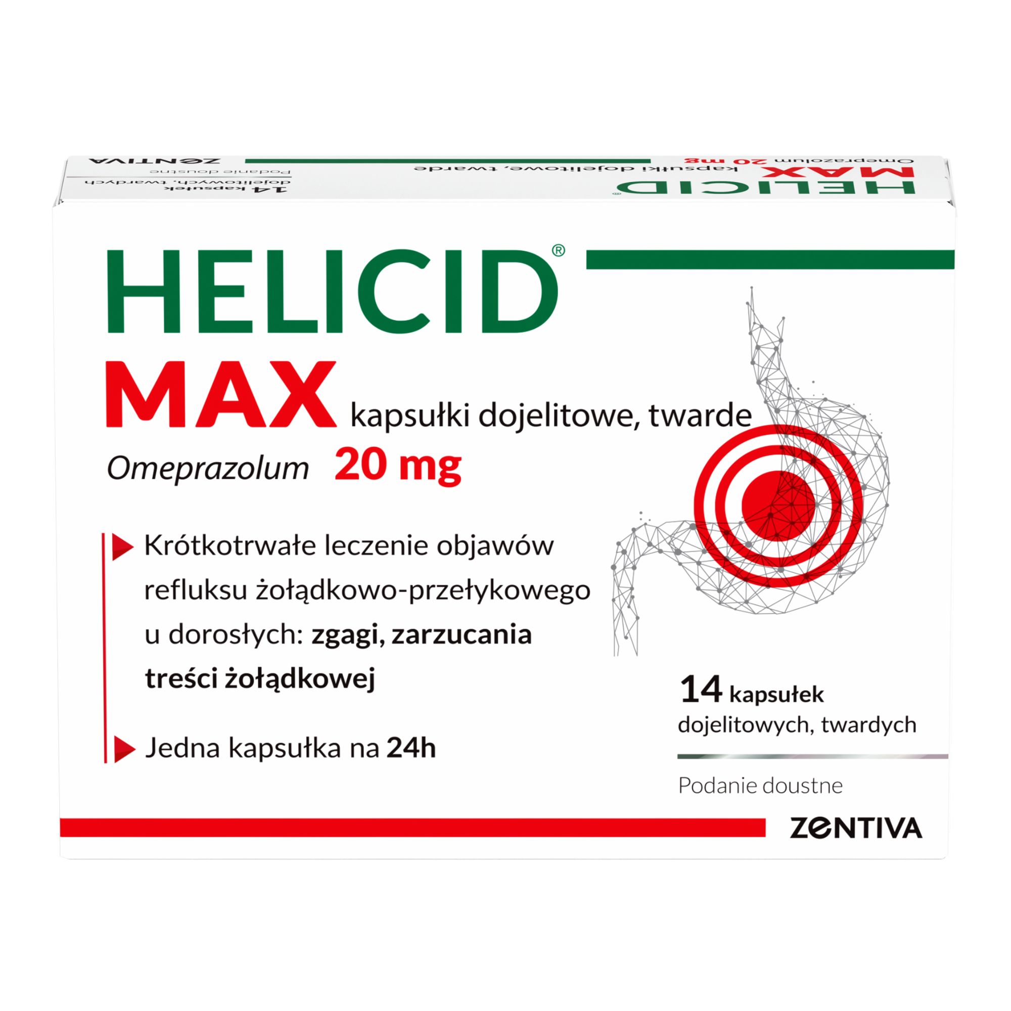 Helicid Max 14 kapsułek zdjęcie