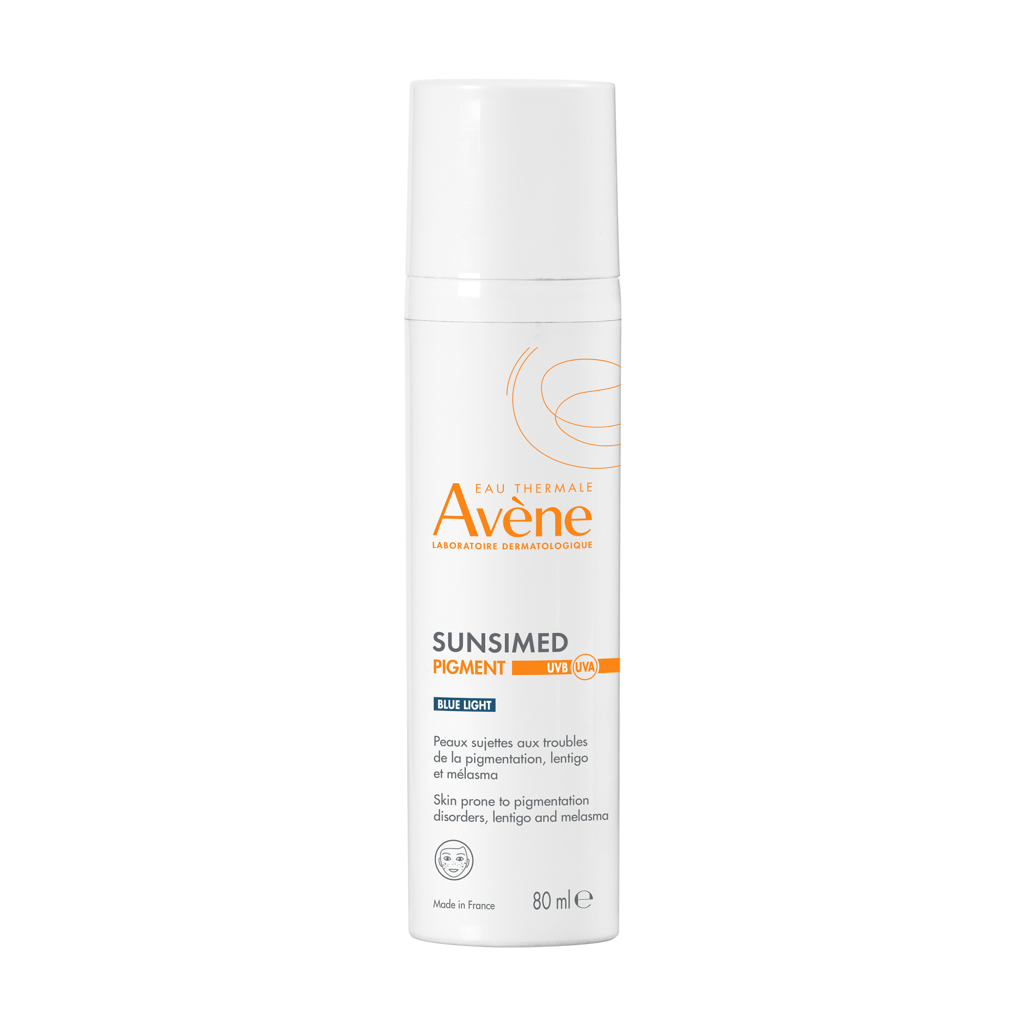 Avene Sunsimed Pigment Blue Light skóra skłonna do zmian pigmentacyjnych SPF 50+ 80 ml zdjęcie