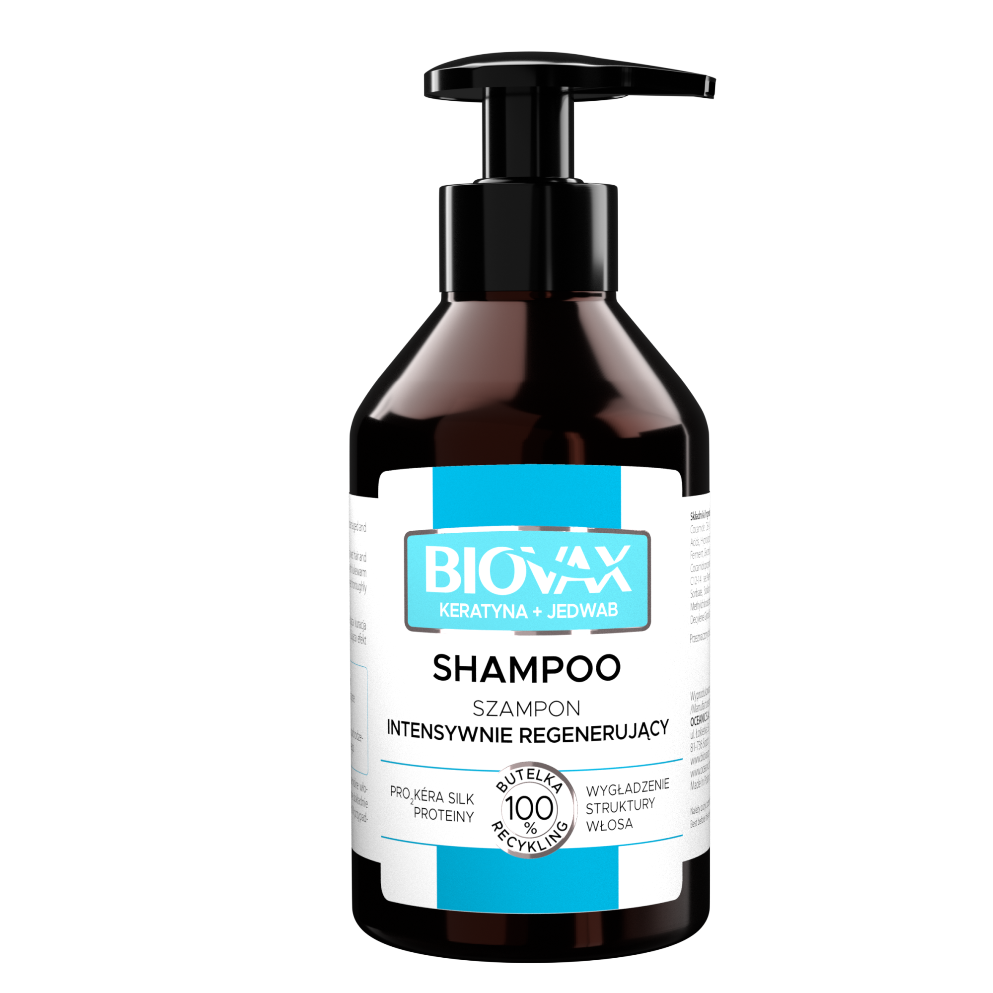 Biovax Keratyna Jedwab szampon 200 ml zdjęcie