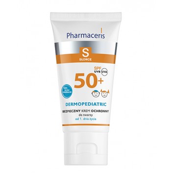 Pharmaceris S Dermopediatric bezpieczny krem ochronny SPF50+ do twarzy dla dzieci od chwili narodzin 50 ml