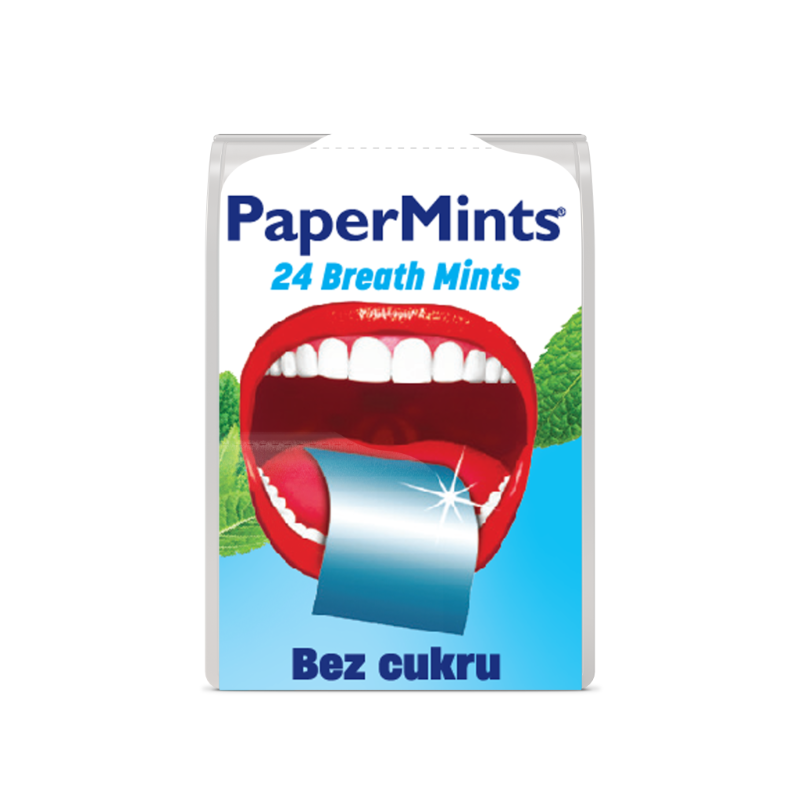 Paper Mints, listki miętowe odświeżające oddech, 24 sztuki zdjęcie