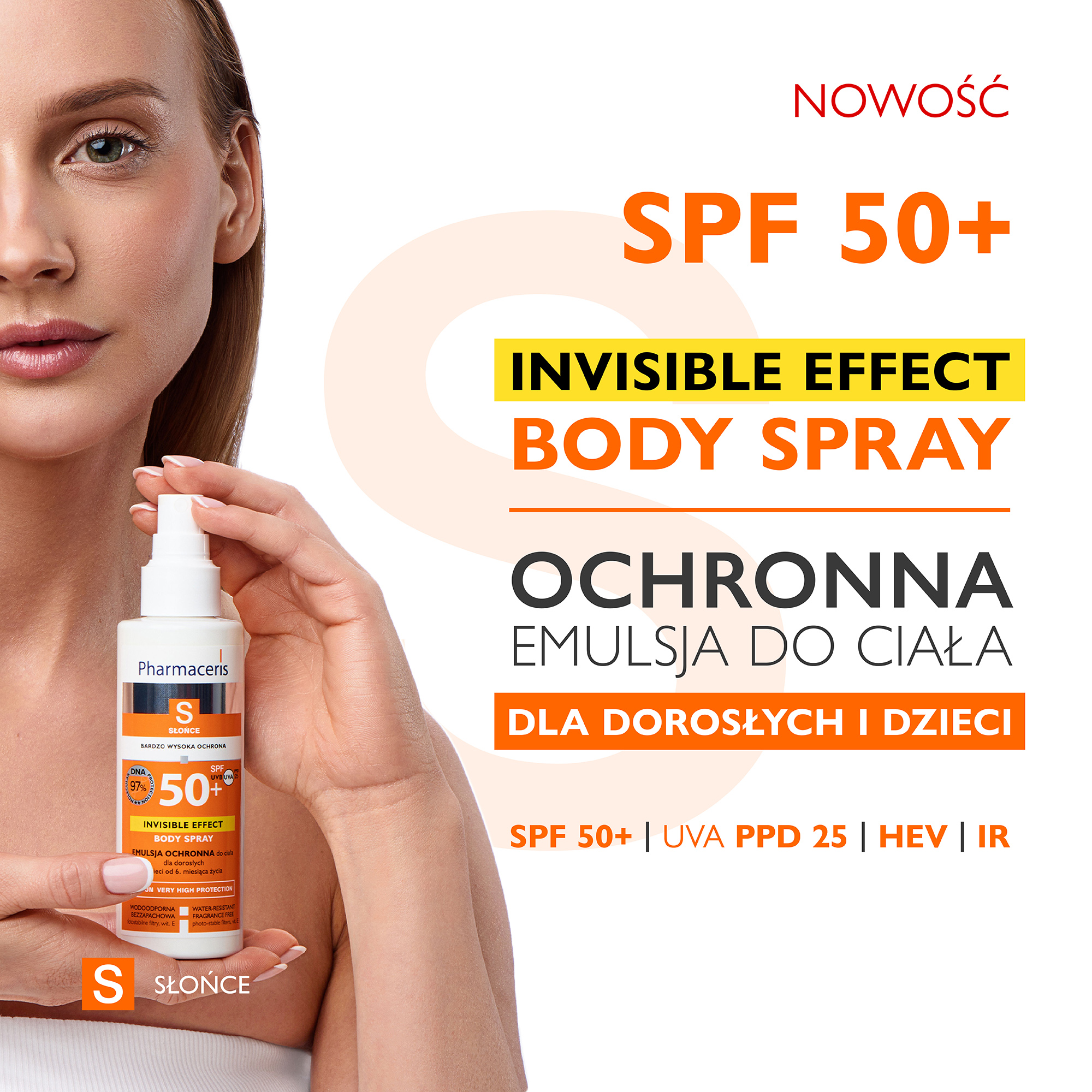 PHARMACERIS S SUN BODY PROTECT Nawilżająca emulsja ochronna do opalania ciała SPF30 150 ml