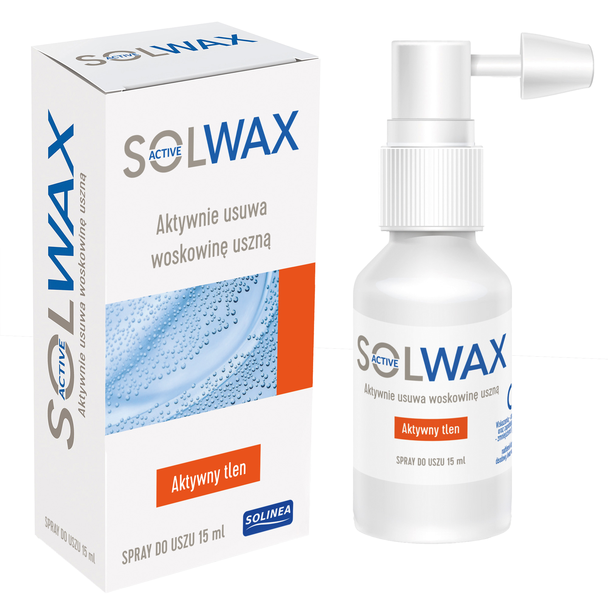 SOLWAX ACTIVE Spray do uszu - 15 ml - cena, opinie, stosowanie zdjęcie