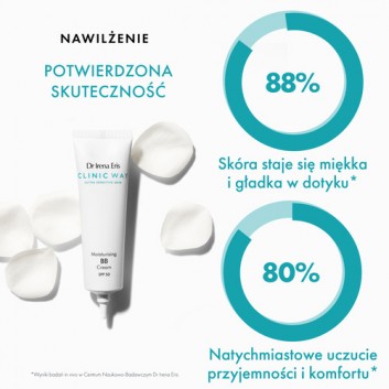 Dr Irena Eris Clinic Way Nawilżający Krem BB SPF 50, Light Beige, 30 ml