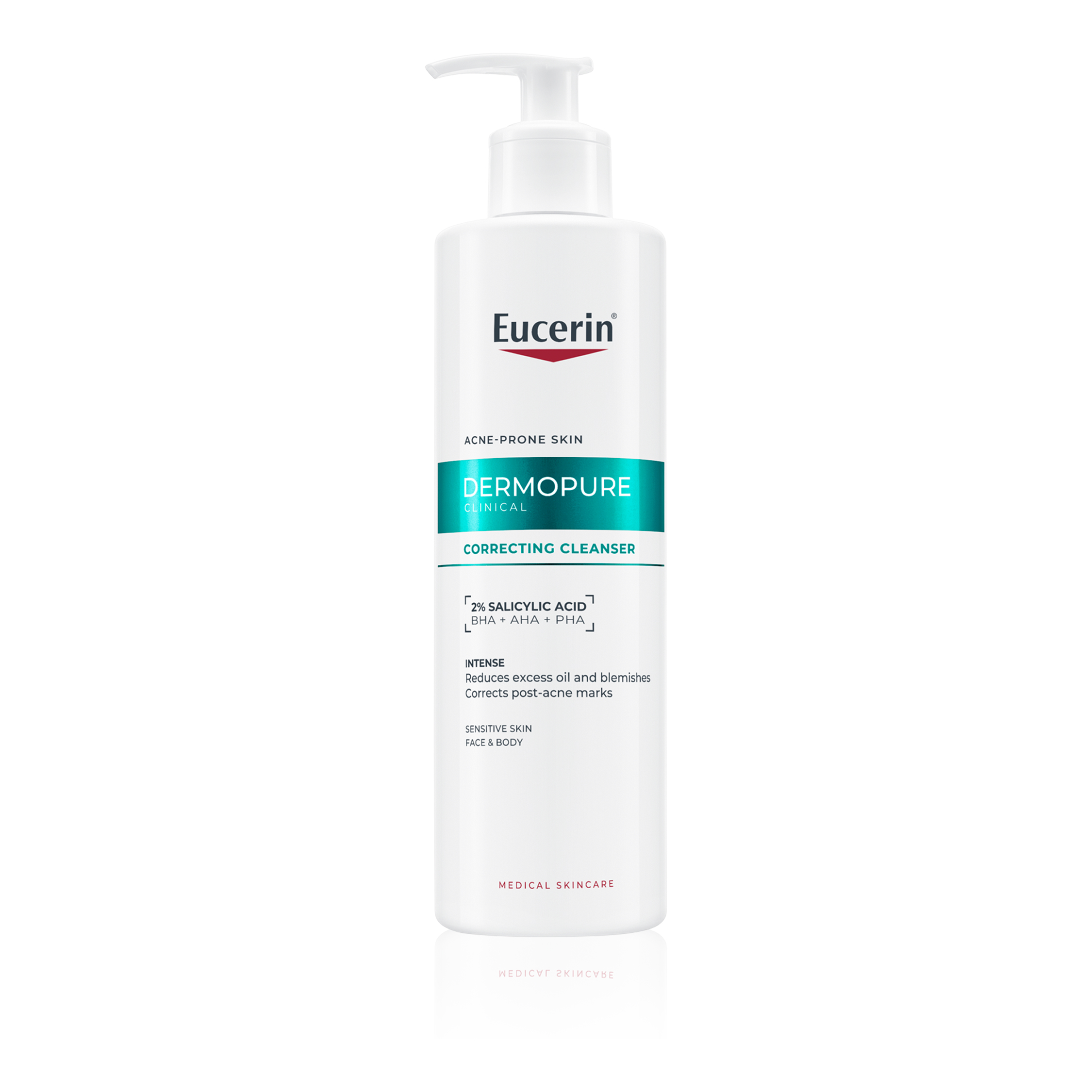 Eucerin Dermopure Clinical, Żel redukujący niedoskonałości do twarzy i ciała, 400 ml zdjęcie
