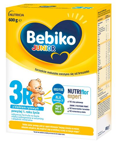 Bebiko Junior 3R Nutriflor Expert z kleikiem ryżowym powyżej 1. roku życia, 600 g zdjęcie