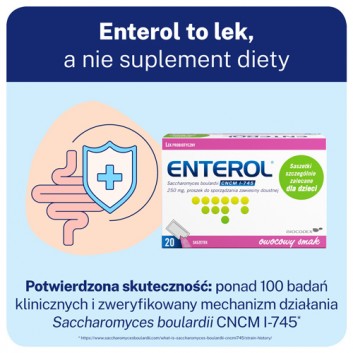 Enterol 250 mg 20 saszetek