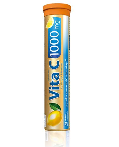 Activlab Pharma Vita C 1000 mg o smaku cytrynowym, 20 tabletek musujących zdjęcie