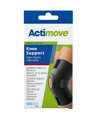 ACTIMOVE Orteza stawu kolanowego z odsłoniętą rzepką, regulowana, 1 sztuka zdjęcie