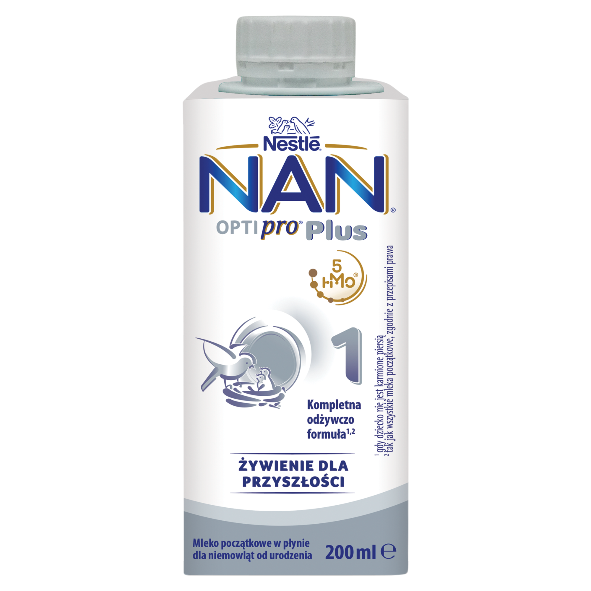 Nestle Nan Optipro Plus 1 HMO Mleko początkowe w płynie dla niemowląt od urodzenia, 200 ml zdjęcie