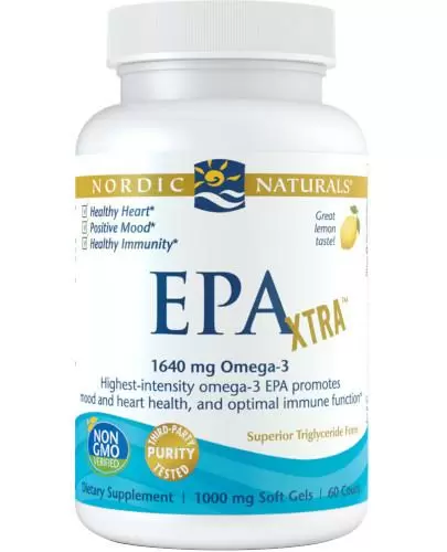 Nordic Naturals EPA Xtra smak cytrynowy 60 kapsułek zdjęcie