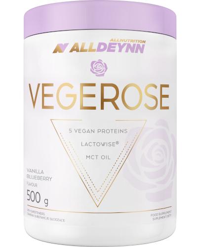 Allnutrition Alldeynn Vegerose Vanilla Blueberry 500 g zdjęcie
