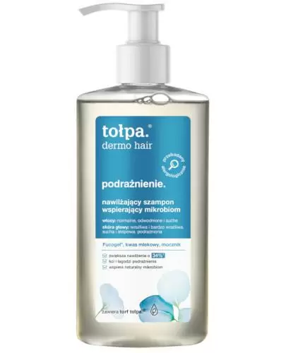 Tołpa Dermo Hair Podrażnienie nawilżający szampon wspierający mikrobiom 250 ml zdjęcie