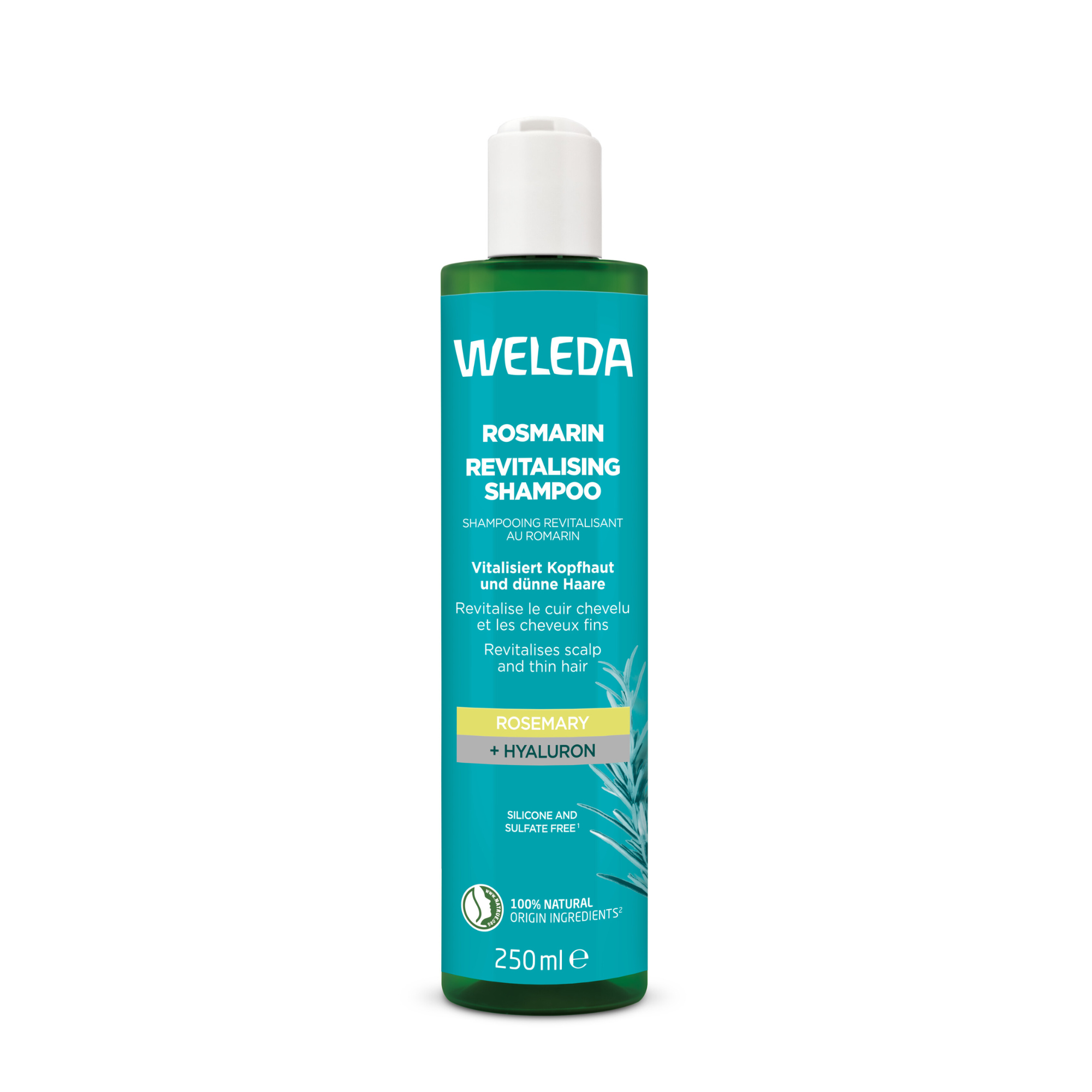Weleda, Szampon rewitalizujący z rozmarynem, 250 ml zdjęcie