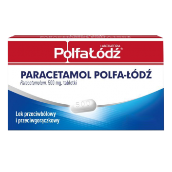Paracetamol Polfa-Łódź 500 mg 50 tabletek