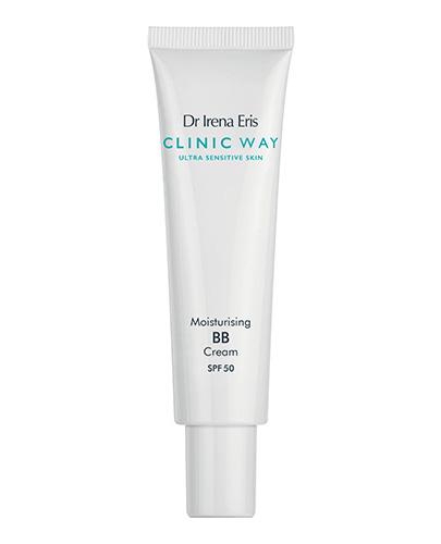 Dr Irena Eris Clinic Way Nawilżający Krem BB SPF 50, Light Beige, 30 ml zdjęcie