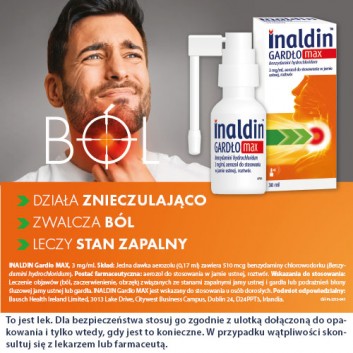 Inaldin Gardło MAX, 30 ml