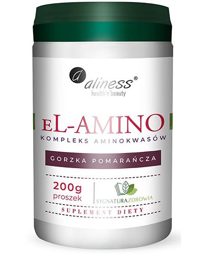 Aliness El - Amino o smaku gorzkiej pomarańczy - 200 g - cena, opinie, działanie zdjęcie