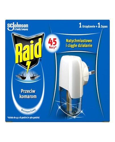 Raid elektrofumigator z płynem owadobójczym przeciw komarom 1 sztuka zdjęcie