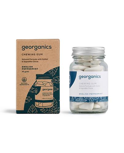 Georganics, Naturalna guma do żucia, English Peppermint, 30 sztuk zdjęcie