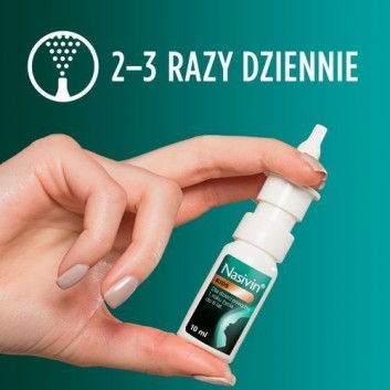Nasivin Kids, 0,25 mg/ml, aerozol do nosa, 10 ml