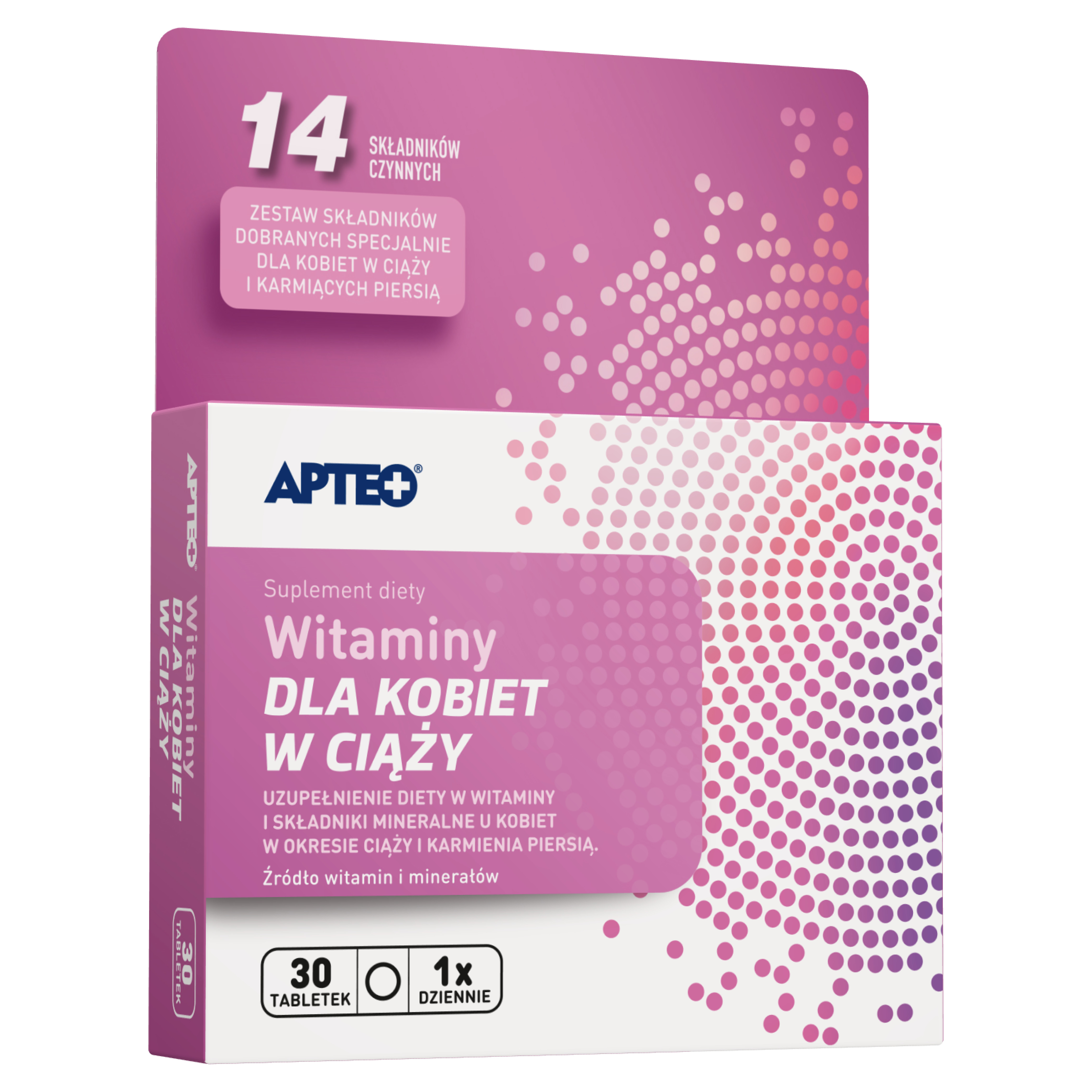 Apteo Witaminy dla kobiet w ciąży 30 tabletek zdjęcie