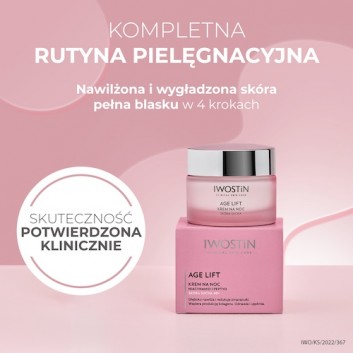 Iwostin Age Lift Krem na noc do cery suchej 40+, 50 ml, cena, opinie, stosowanie