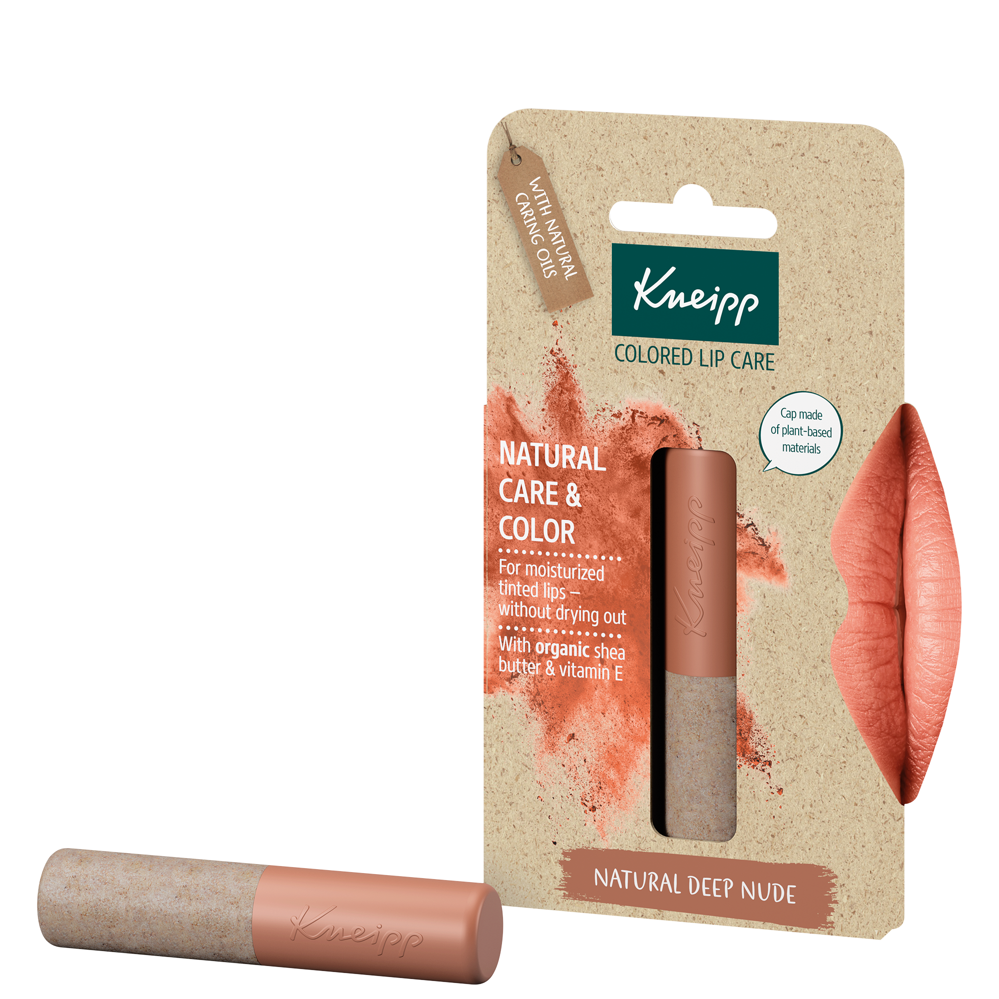 Kneipp Natural Care&Color Balsam koloryzujący do ust Natural Dark Nude, 3,5 g, cena, opinie, skład
