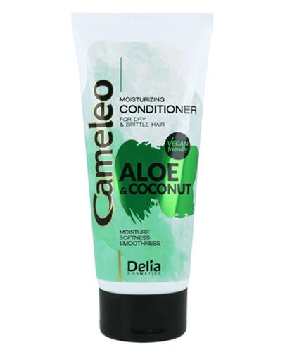 Cameleo Aloes i kokos Odżywka nawilżająca do włosów suchych i łamliwych - 200 ml - cena, opinie, stosowanie zdjęcie