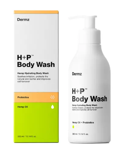 H+P Body Wash emulsja myjąca z CBD i probiotykami 300 ml zdjęcie