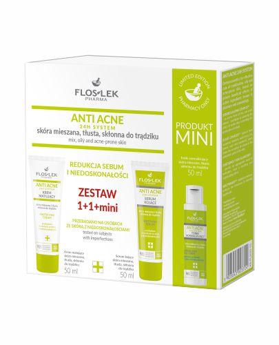 FLOSLEK ANTI ACNE Redukcja sebum i niedoskonałości, 1 zestaw zdjęcie