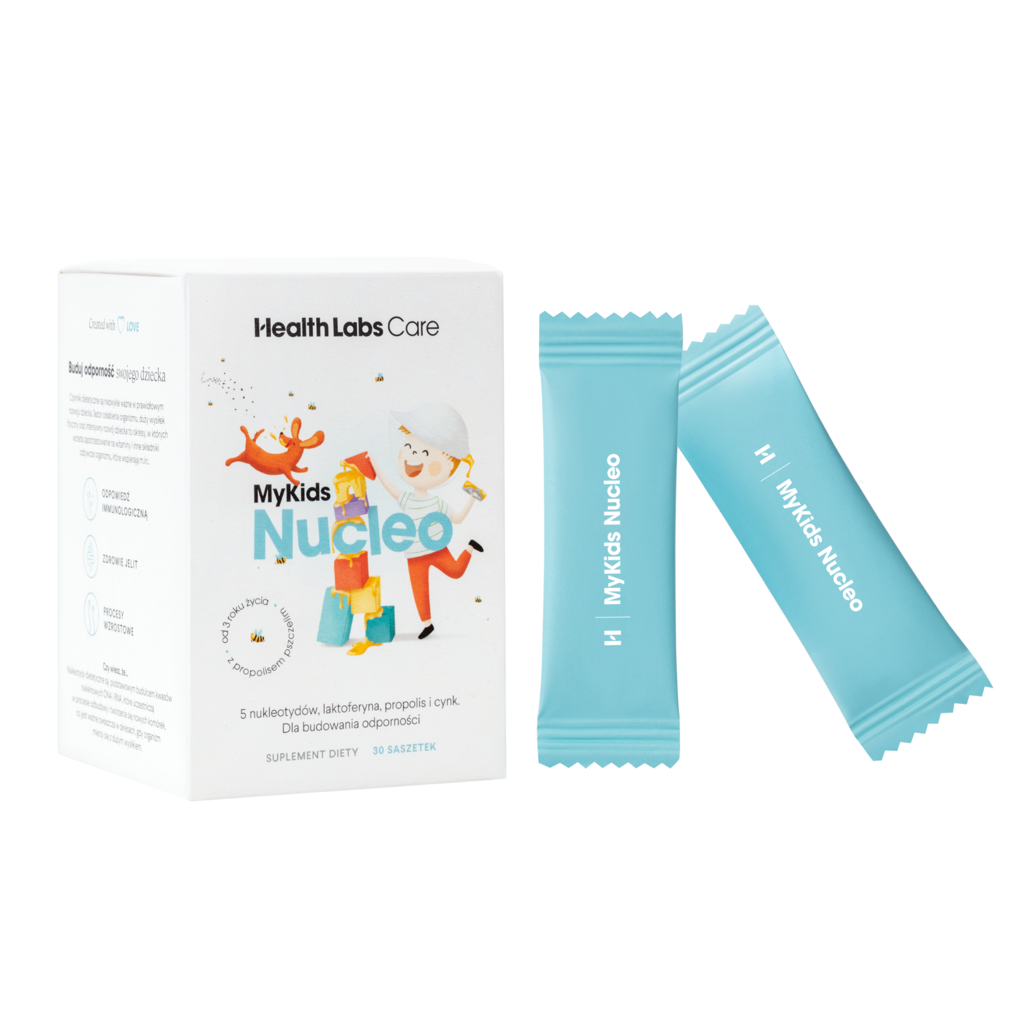 Health Labs Care, MyKids Nucleo, saszetki, 30 sztuk