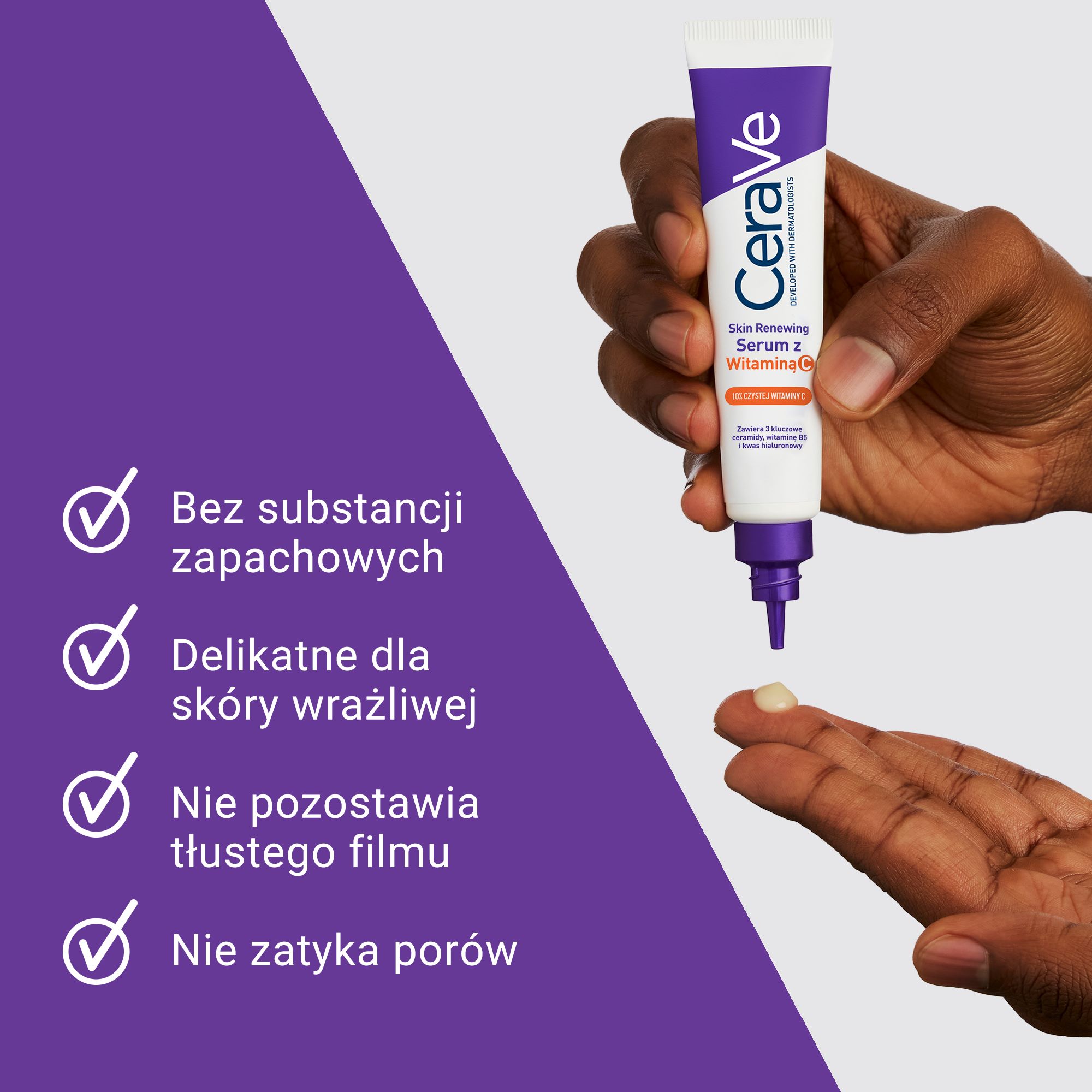 Cerave, Skin Renewing, serum z witaminą C, 30 ml