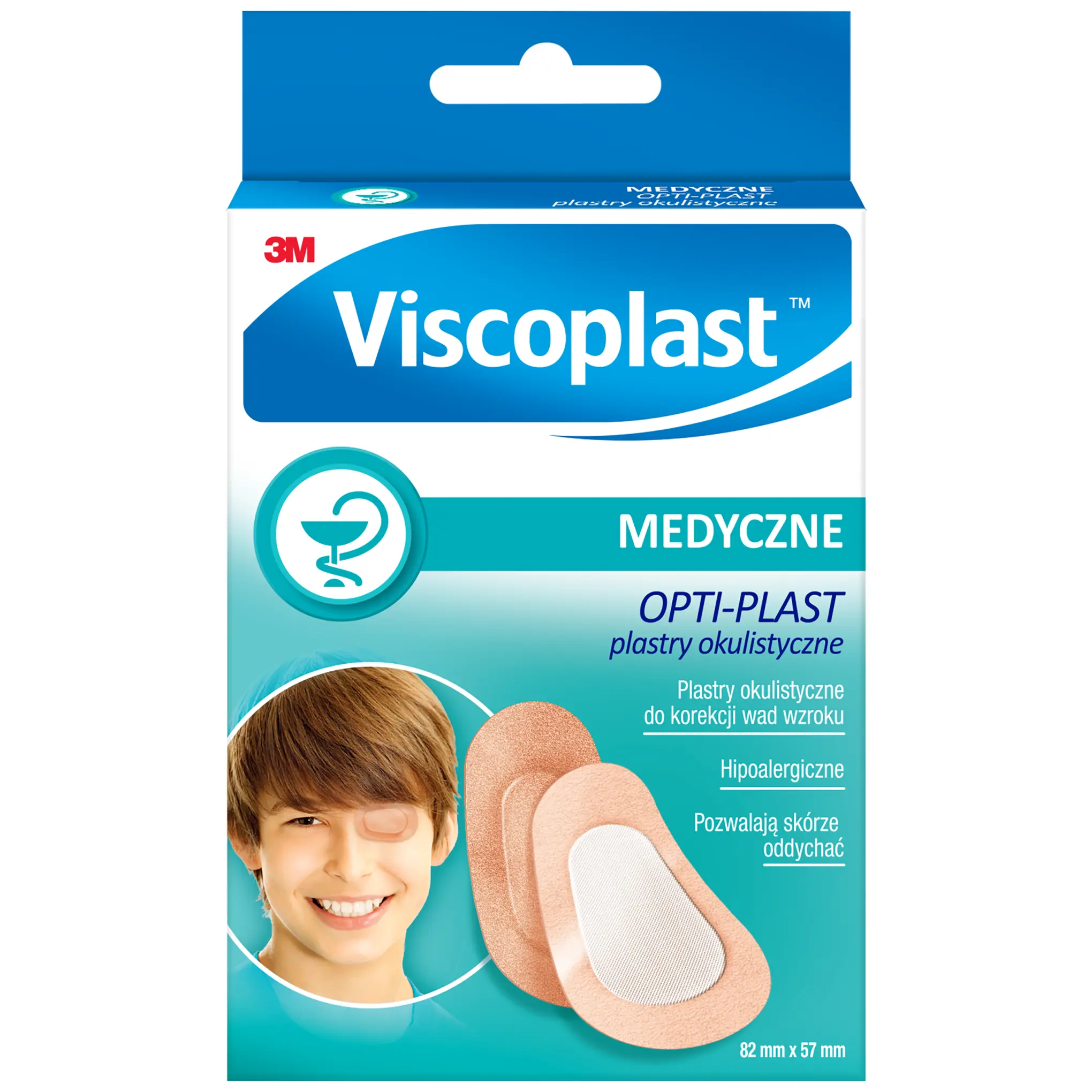 Viscoplast, Opti-plast, plastry okulistyczne, 10 sztuk zdjęcie