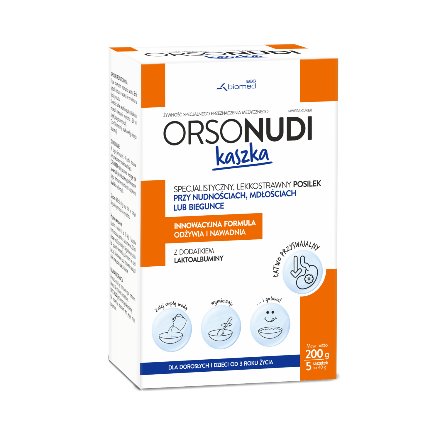 Orsonudi, saszetki z proszkiem, 5 sztuk zdjęcie