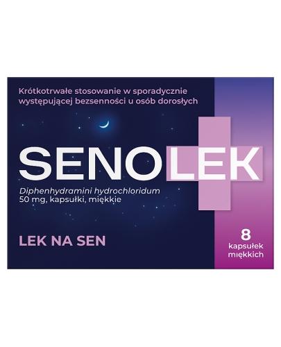 Senolek, 50 mg, kapsułki miękkie, 8 sztuk zdjęcie