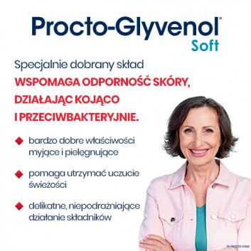 Procto-Glyvenol Soft żel do higieny intymnej dla osób z hemoroidami 180 ml