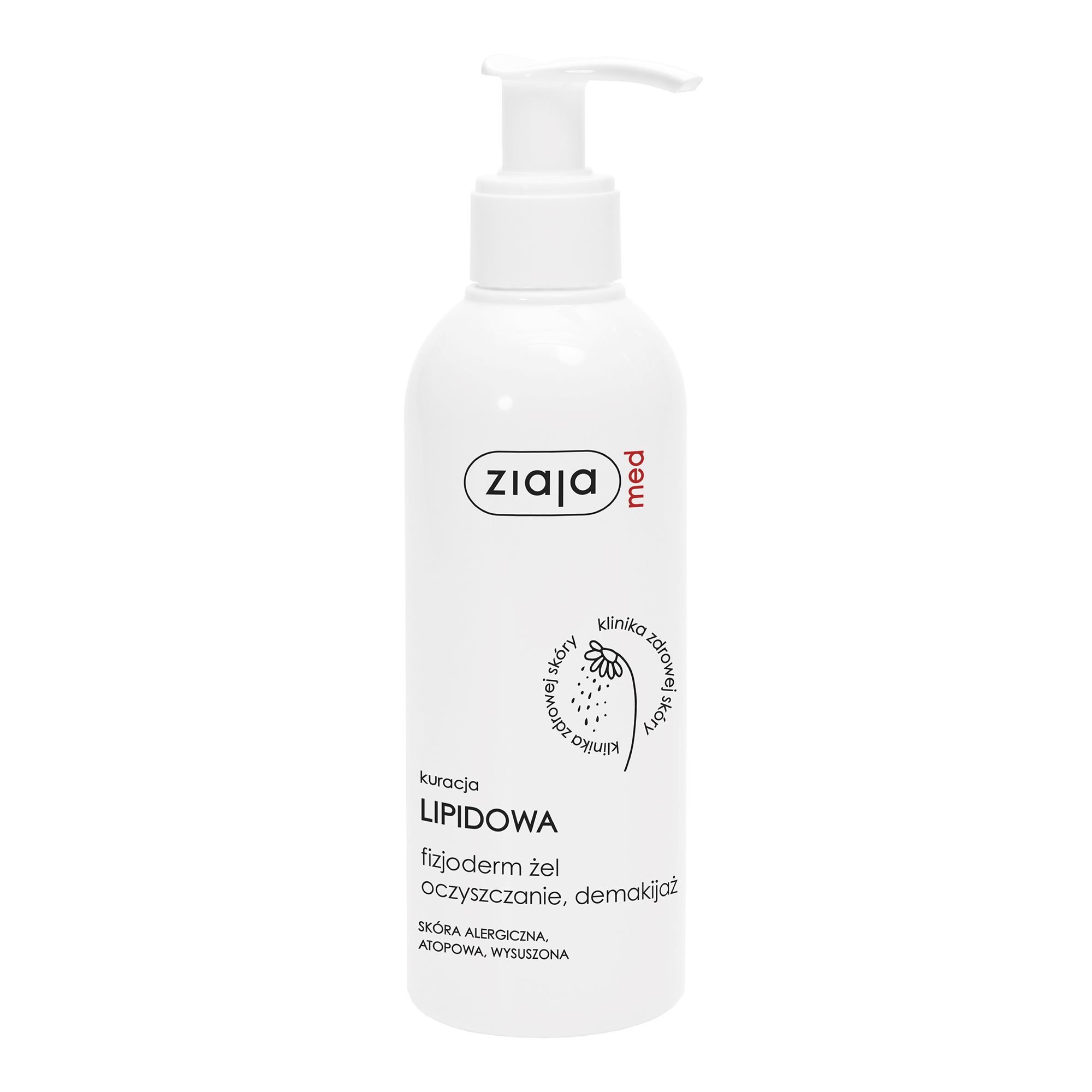 Ziaja Med Kuracja Lipidowa Fizjoderm żel do skóry alergicznej, atopowej, wysuszonej, 200 ml zdjęcie