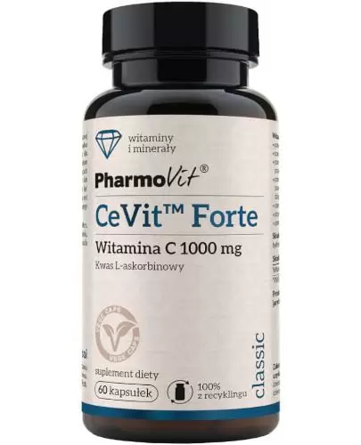 PharmoVit CeVit Forte Witamina C 1000 mg 60 kapsułek zdjęcie
