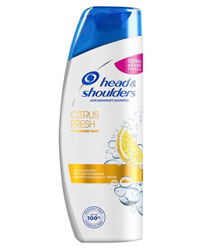 Head & Shoulders Citrus Fresh Szampon przeciwłupieżowy do włosów normalnych i przetłuszczających się - 400 ml - cena, opinie, stosowanie zdjęcie