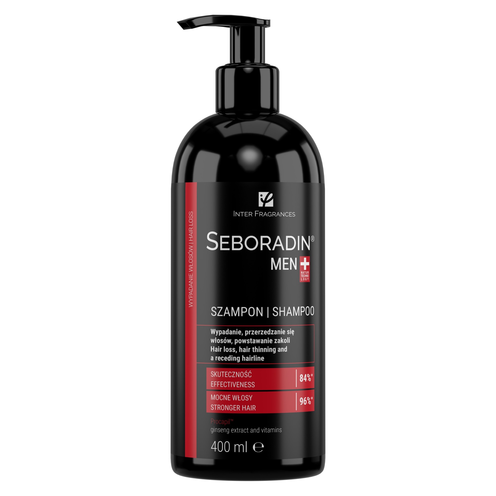 Seboradin Men szampon przeciw wypadaniu włosów 400 ml zdjęcie