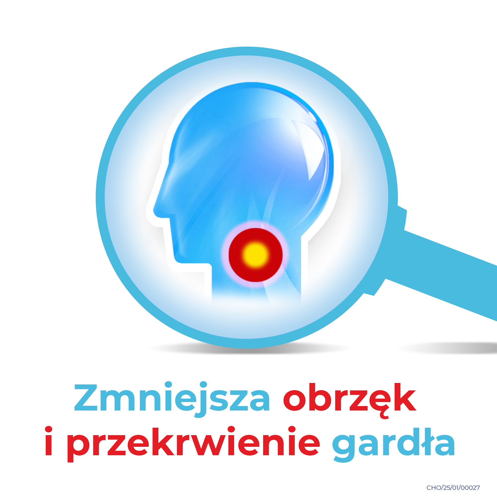 Cholinex Sugarfree pastylki do ssania na ból gardła - 24 sztuki