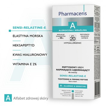 Pharmaceris A Sensi-Relastine-E krem peptydowy SPF20 napinająco ujędrniający 50 ml