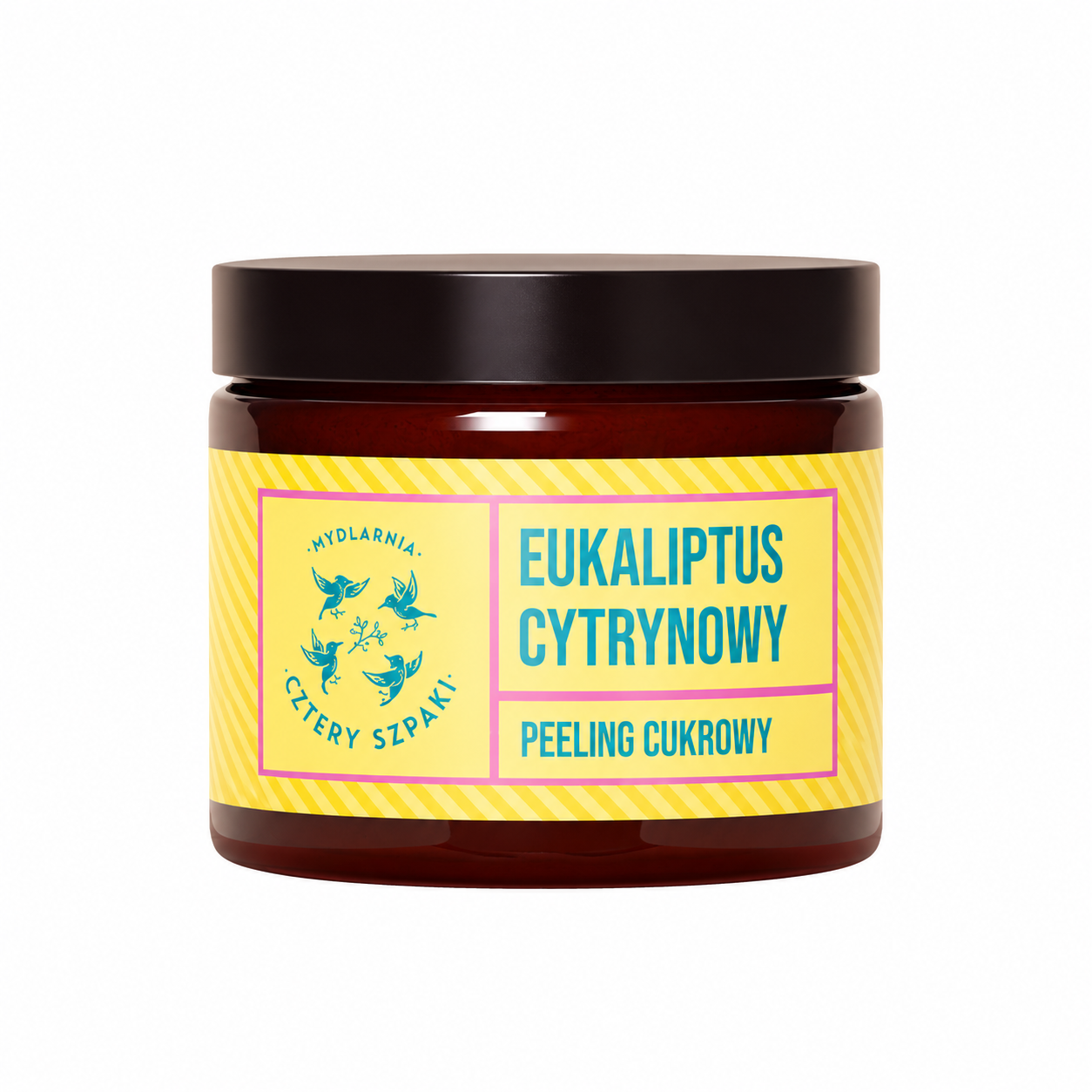 Mydlarnia Cztery Szpaki Peeling cukrowy do ciała Eukaliptus cytrynowy, 250 ml zdjęcie